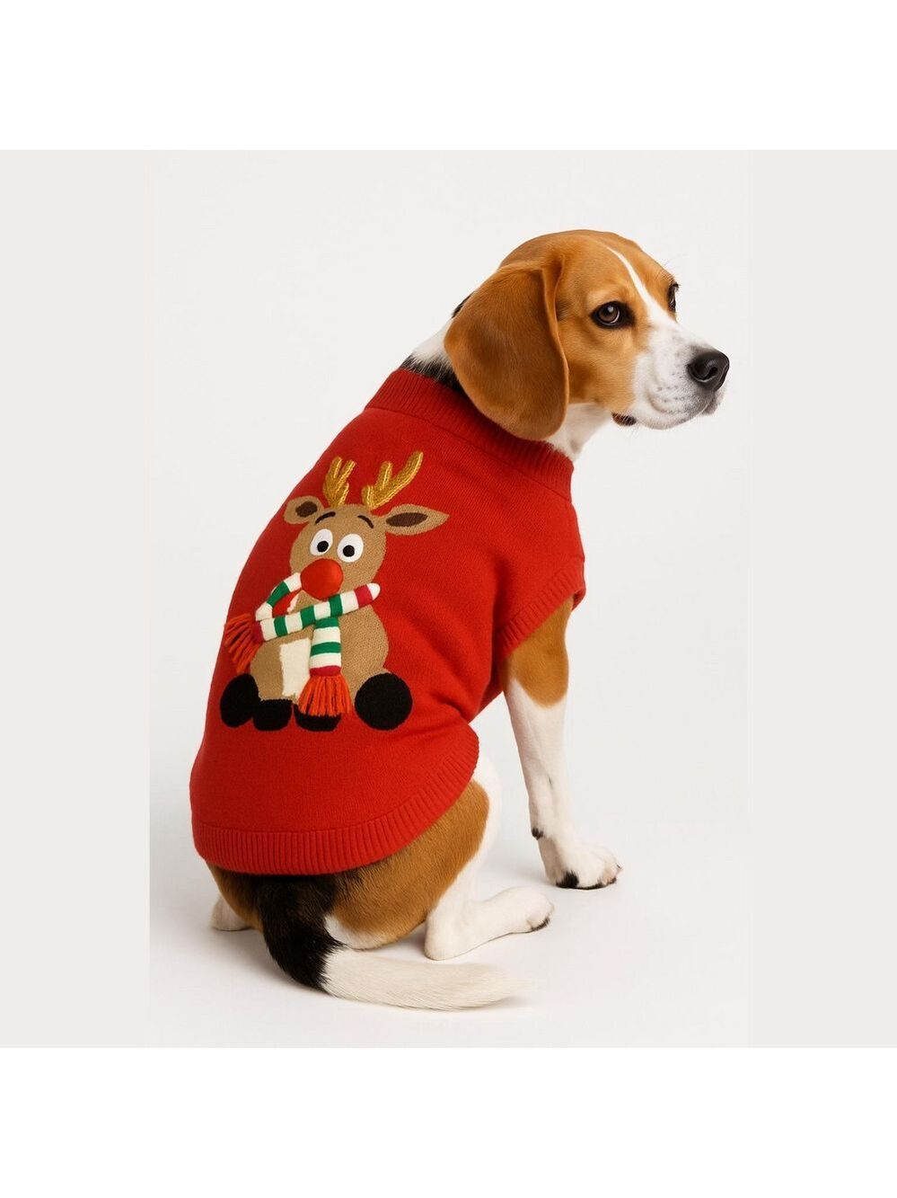 FABDOG reindeer sweater size medium